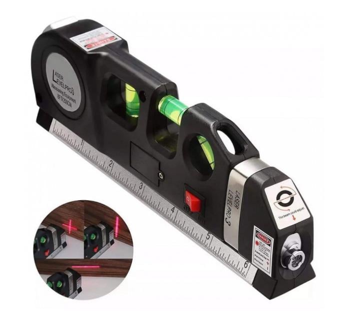 Лазерний рівень Laser Level Pro 3 із вбудованою рулеткою (МХ-7124-13793) - фото 4