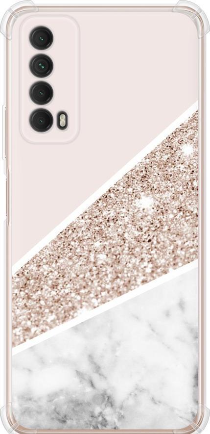 Чехол на Huawei P Smart 2021 Пастельный мрамор (4342sp-2100-42517)