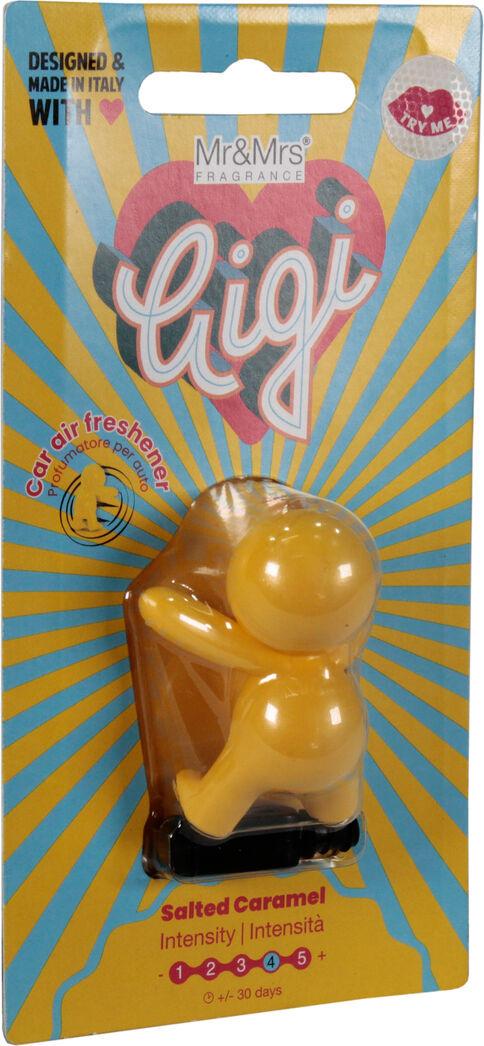 Ароматизатор для авто Mr&Mrs Gigi Yellow Salted Caramel на дефлектор твердый (0312115)