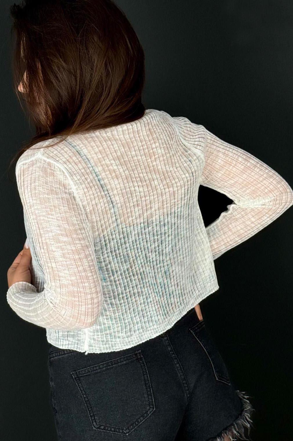 Кофта жіноча M Білий (180141) - фото 3 Кофта жіноча M Білий (180141) - фото 3