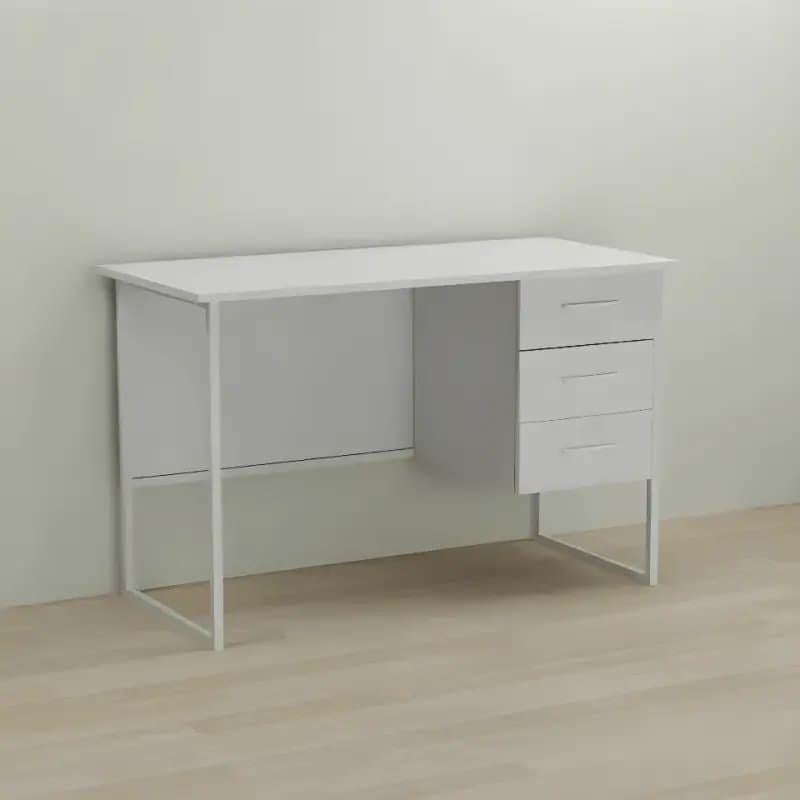 Компьютерный стол Ferrum-decor Гарри ДСП 16 мм 75x120x60 см Белый/Белый (FRD-104050)