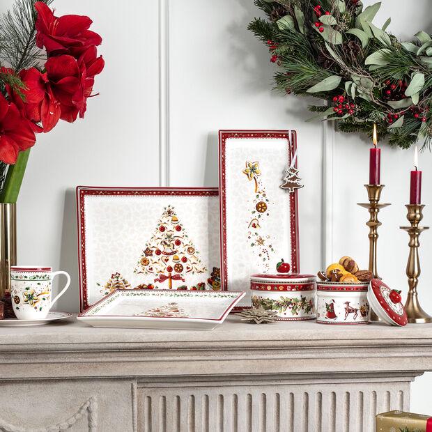 Блюдо сервировочное Villeroy & Boch Winter Bakery Delight новогоднее прямоугольное прямоугольное 26,5 см (1486122850) - фото 4 Блюдо сервировочное Villeroy & Boch Winter Bakery Delight новогоднее прямоугольное прямоугольное 26,5 см (1486122850) - фото 4