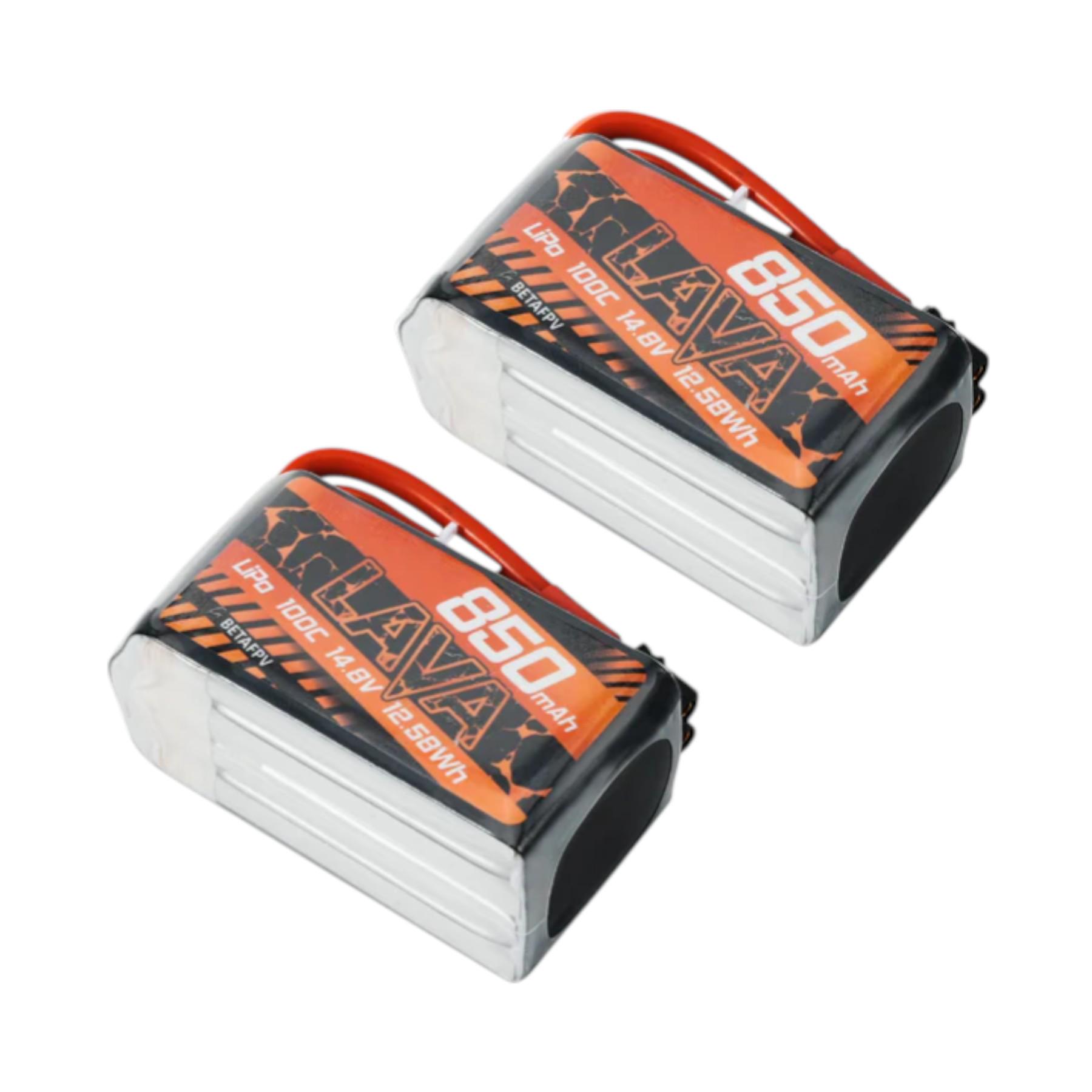 Аккумулятор BetaFPV LAVA LiPo 4S 850 mAh 75C с разъемом XT30 для дрона (675638) - фото 2 Аккумулятор BetaFPV LAVA LiPo 4S 850 mAh 75C с разъемом XT30 для дрона (675638) - фото 2