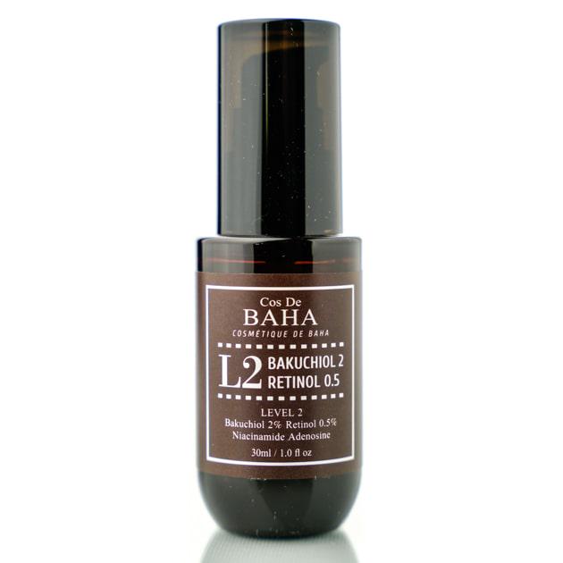 Сыворотка с ретинолом и бакучиолом L2 Cos De BAHA Bakuchiol 2% Retinol 0.5% Serum 30 мл