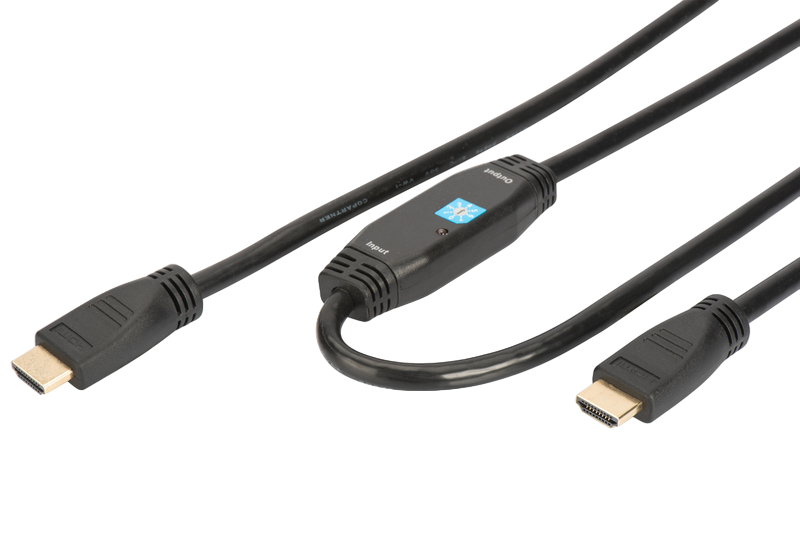 Кабель Digitus HDMI High speed AM/AM 30 м Black Кабель Digitus HDMI High speed AM/AM 30 м Black