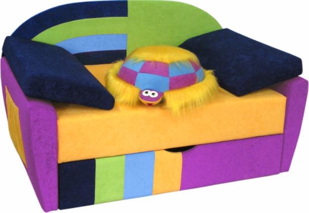 Диван детский МАКСИ-Мебель Радуга Черепаха (9284)