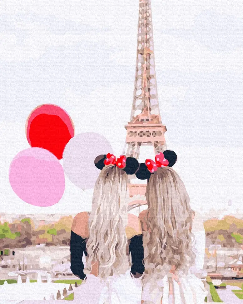 Картина по номерам Brushme Подружки у Эйфилевой Башни 40x50 см (BRM41213) Картина по номерам Brushme Подружки у Эйфилевой Башни 40x50 см (BRM41213)
