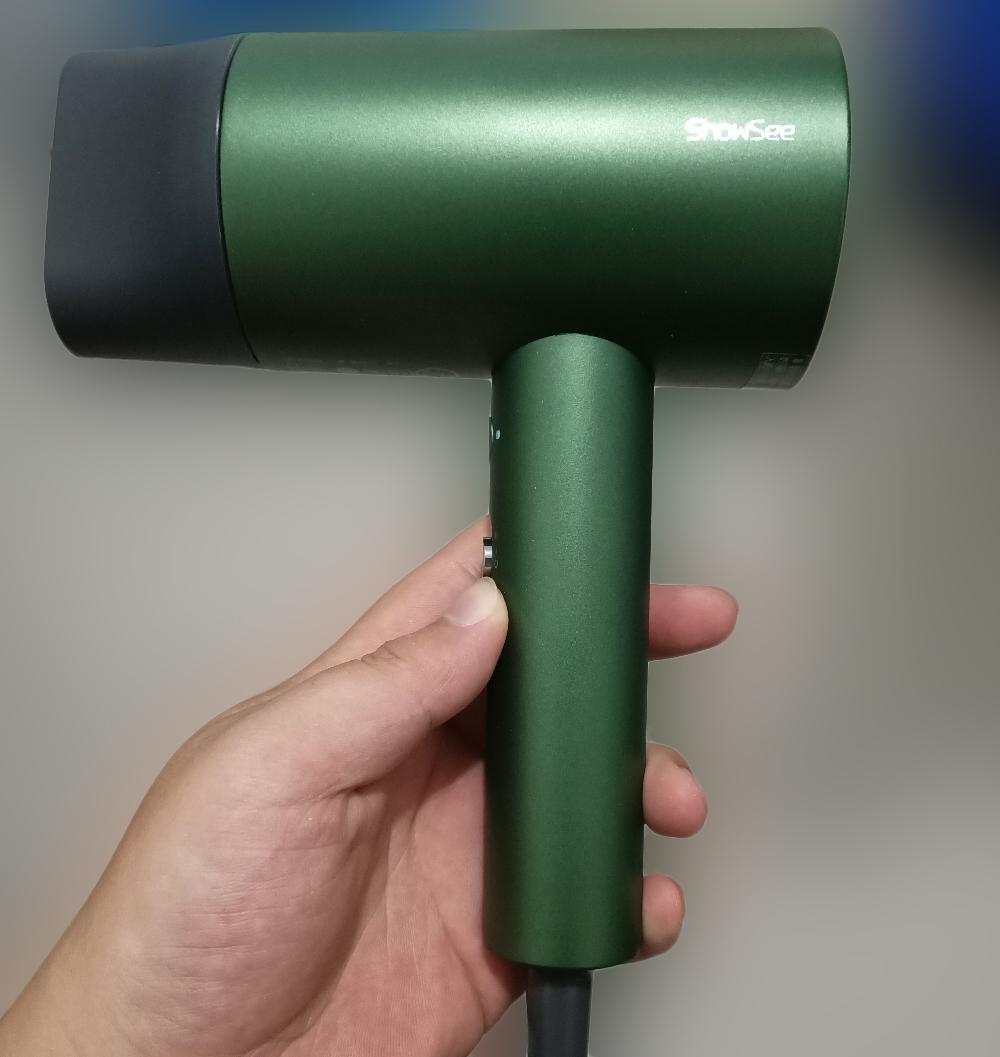 Фен для волосся ShowSee Electric Hair Dryer A5-G Green (11757241) - фото 7 Фен для волосся ShowSee Electric Hair Dryer A5-G Green (11757241) - фото 7
