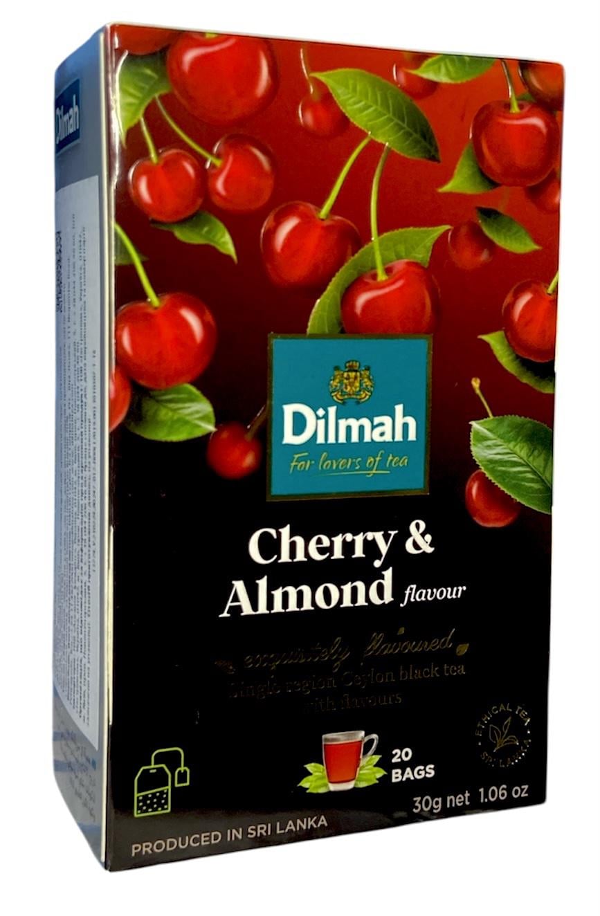 Чай Dilmah Cherry& Almond Черный байховый мелкий со вкусом вишни и миндаля 20 пакетиков (60518)