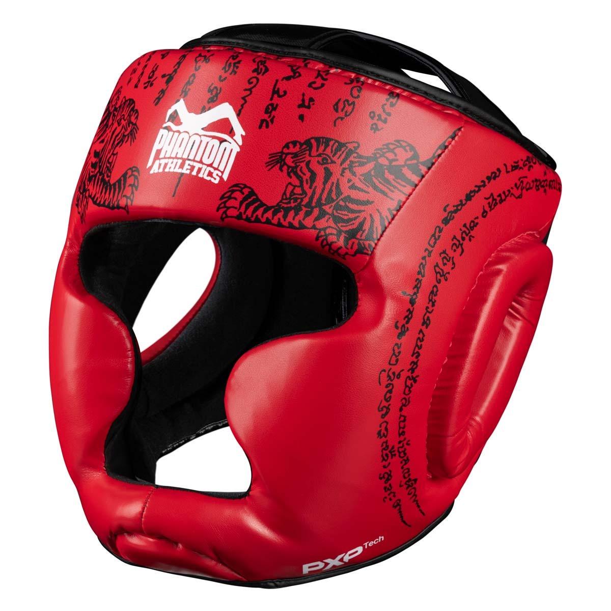 Боксерский шлем Phantom Muay Thai Full Face с капой Red (3070039916)