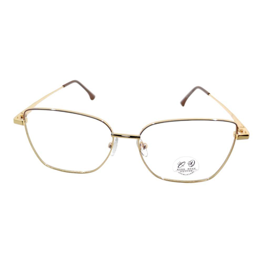 Комп'ютерні окуляри Blue Blocker оправа 80007 NN Золотий/Бежевий - фото 3 Комп'ютерні окуляри Blue Blocker оправа 80007 NN Золотий/Бежевий - фото 3