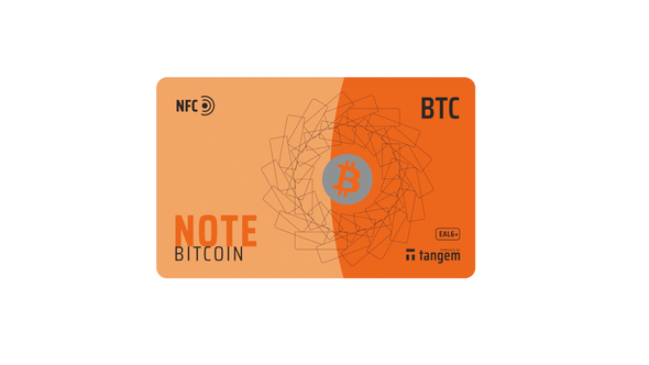 Крипто-кошелек Tangem Note BTC
