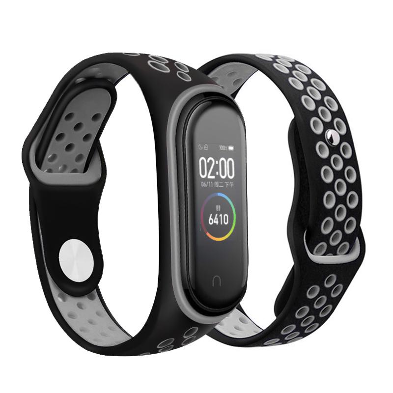 Ремешок Vents Style Becover для Xiaomi Mi Smart Band 5/Mi Smart Band 6 Black/Gray (705151) - фото 2