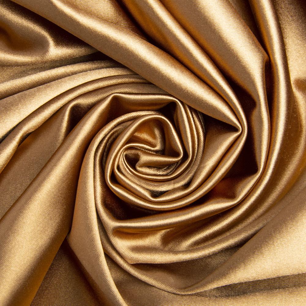 Ткань трикотаж AT-21324 HOLLYWOOD блестящая Рыжий (24538)