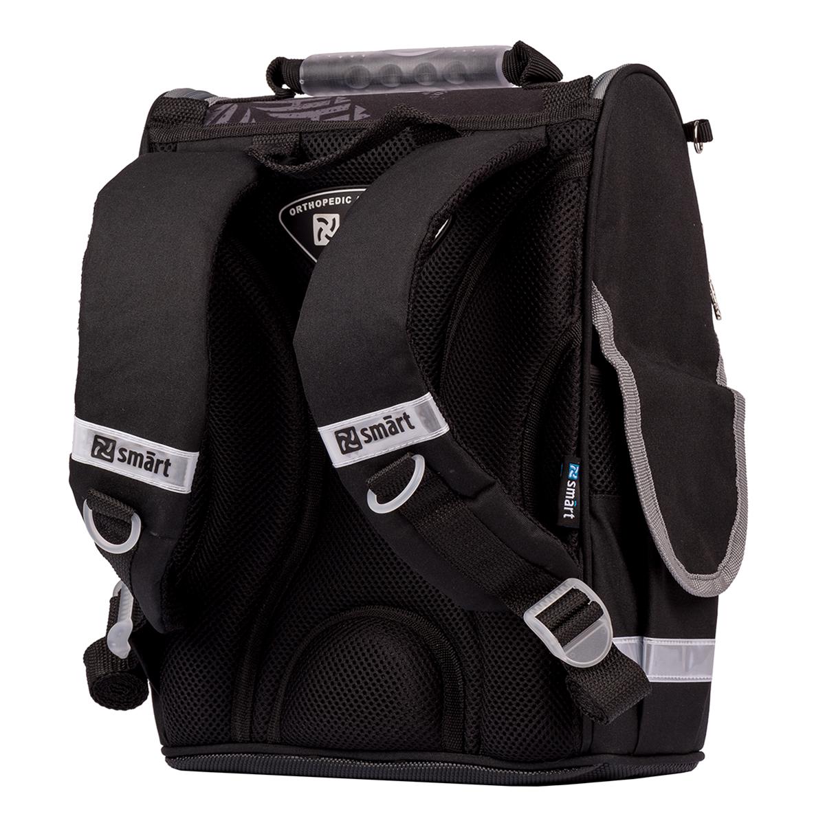 Рюкзак шкільний каркасний Smart PG-11 Monster Truck Чорний (557020) - фото 4