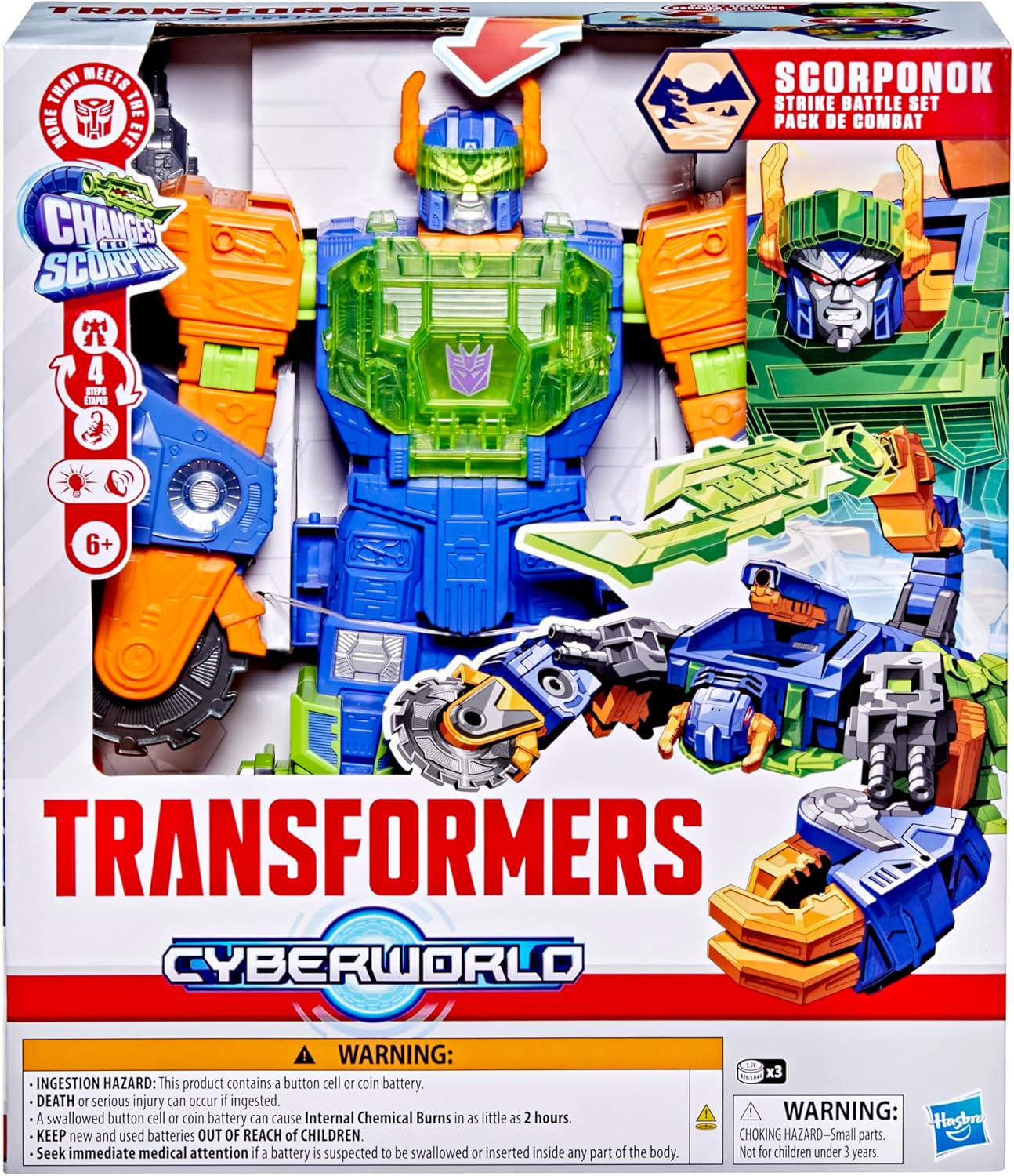 Трансформер Transformers Cyberworld Scorponok Strike Battle свет/звук (414253258)