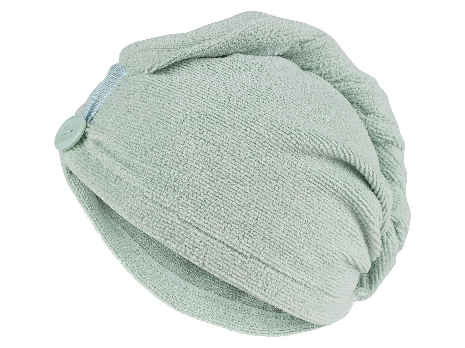 Полотенце-тюрбан для волос Livarno Home микрофибра с застежкой на пуговицу (P1-00232) - фото 3 Полотенце-тюрбан для волос Livarno Home микрофибра с застежкой на пуговицу (P1-00232) - фото 3