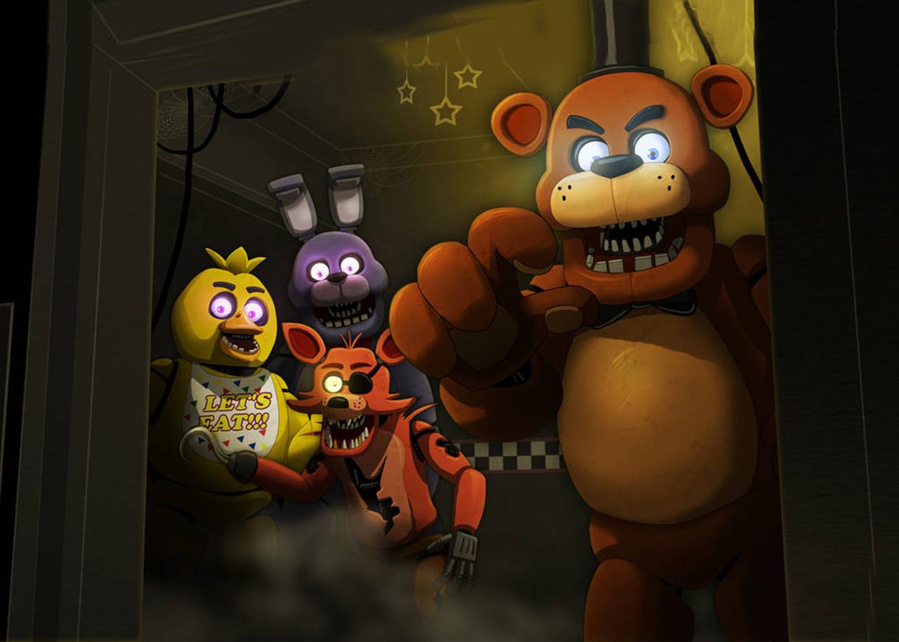 Картина постер Gee! Five Nights at Freddys Пять Ночей с Фредди 60х40 см FN 09.024