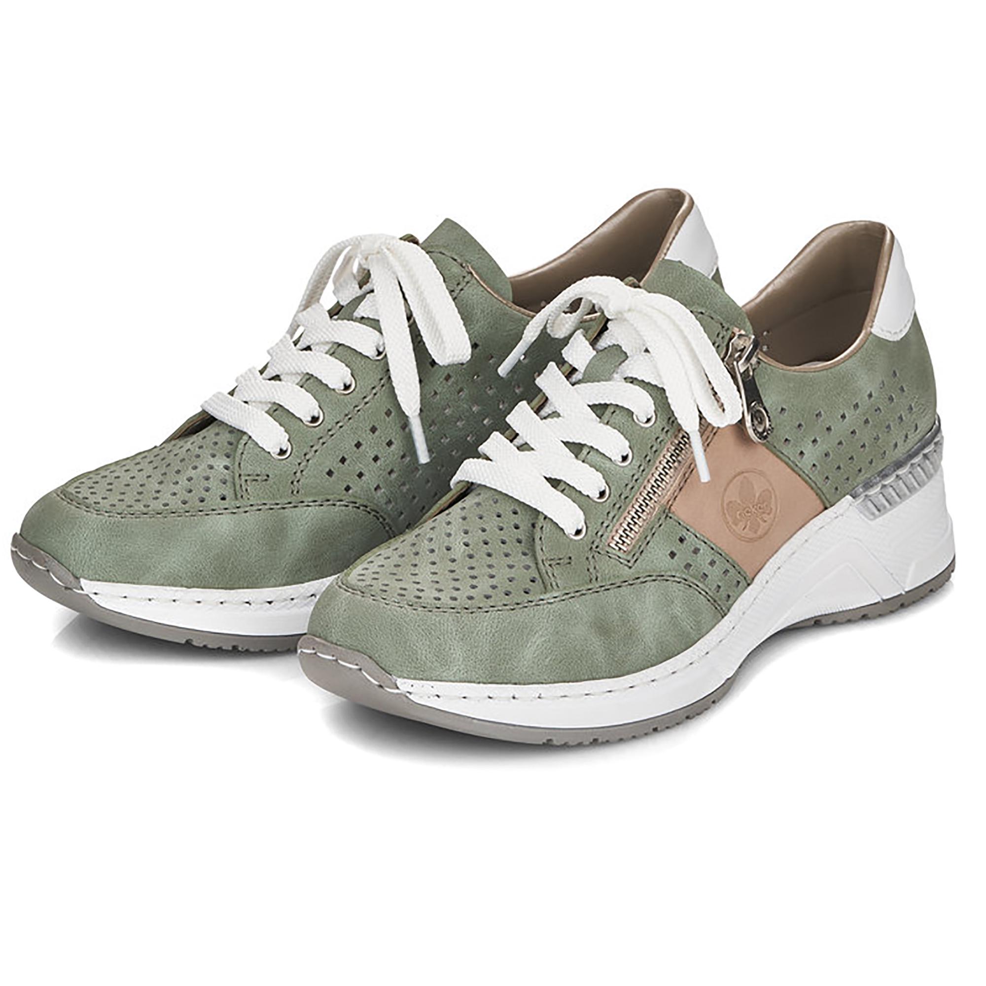 Кроссовки весенние женские Rieker р. 38 Зеленый (089314-38) - фото 4 Кроссовки весенние женские Rieker р. 38 Зеленый (089314-38) - фото 4