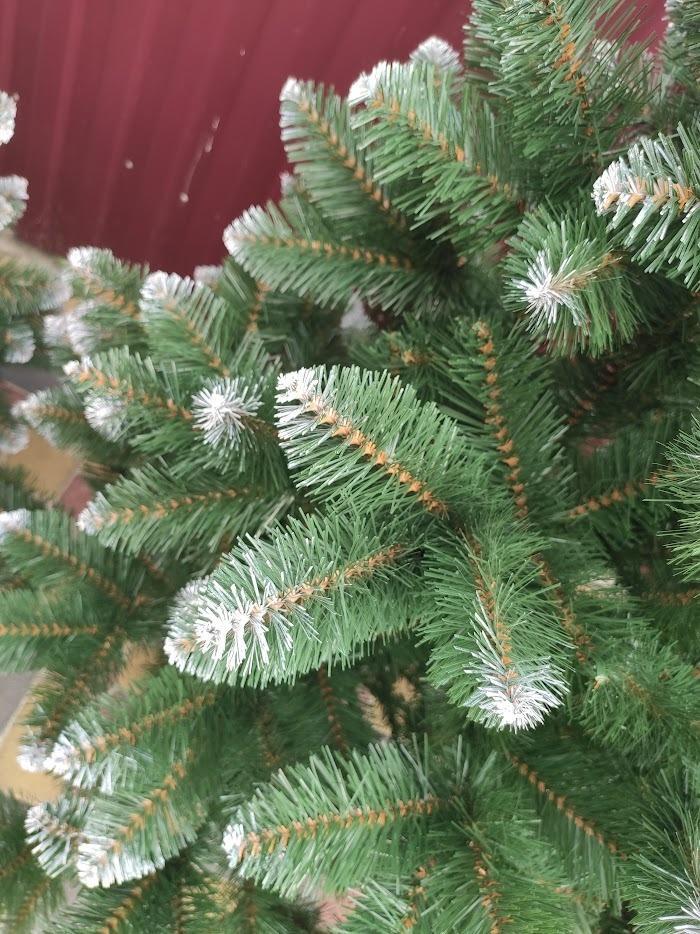 Елка искусственная Снежная Королева с подставкой с белым инеем 1,3 м Зеленый (С-1,3) - фото 2 Елка искусственная Снежная Королева с подставкой с белым инеем 1,3 м Зеленый (С-1,3) - фото 2