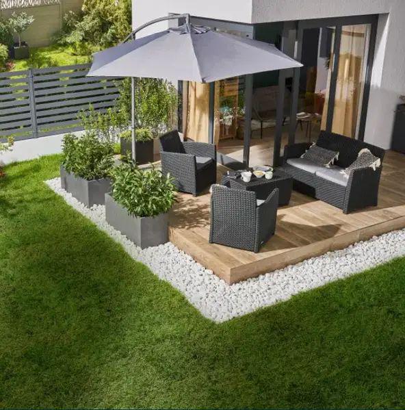 Садова парасоля від сонця і дощу 300 см Сірий (1373) - фото 6