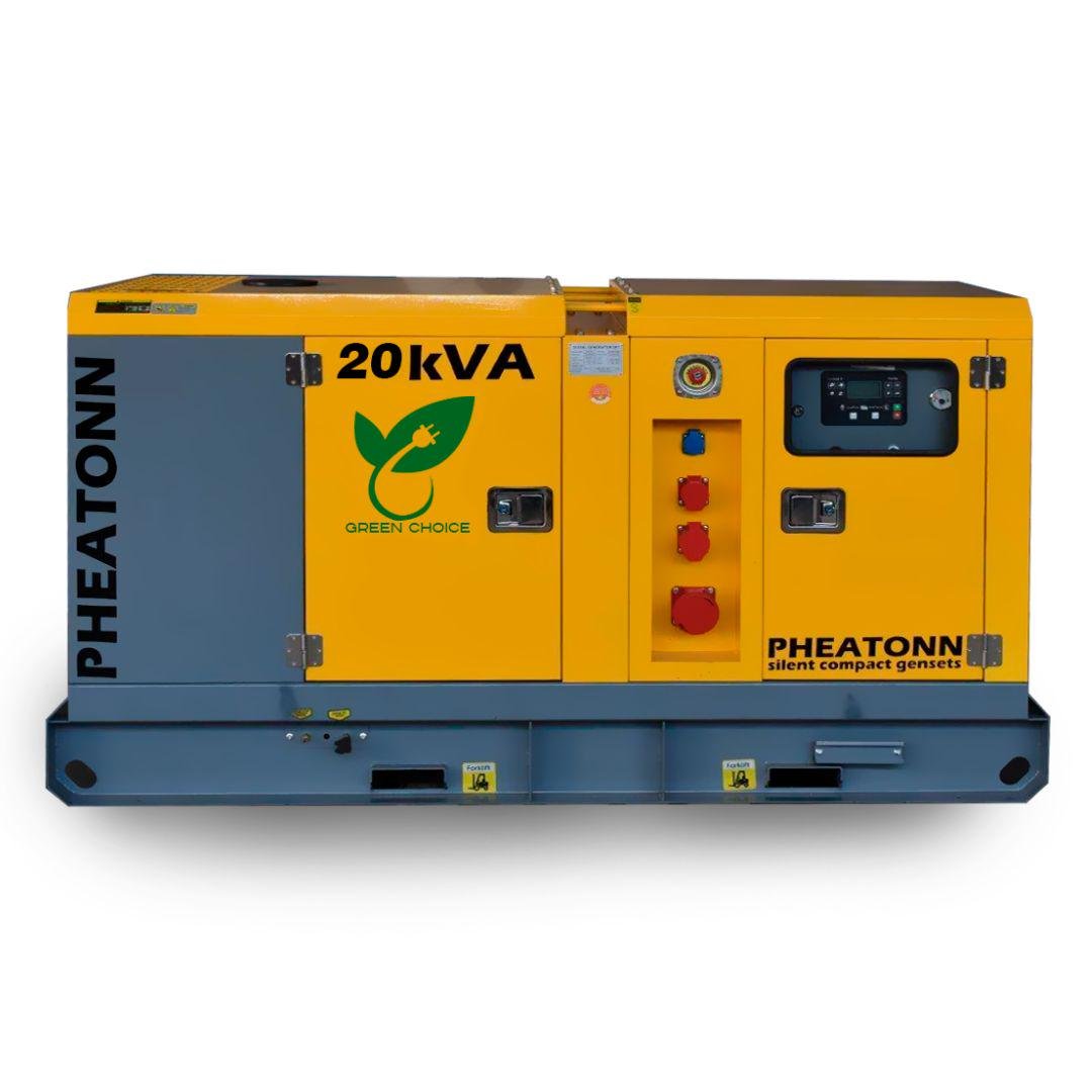 Генератор PHEATONN 20 kVA Жовтий