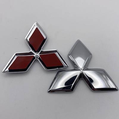 Логотип на кермо Mitsubishi Outlander 3/ASX/Eclipse Cross Хром (27503961) - фото 6