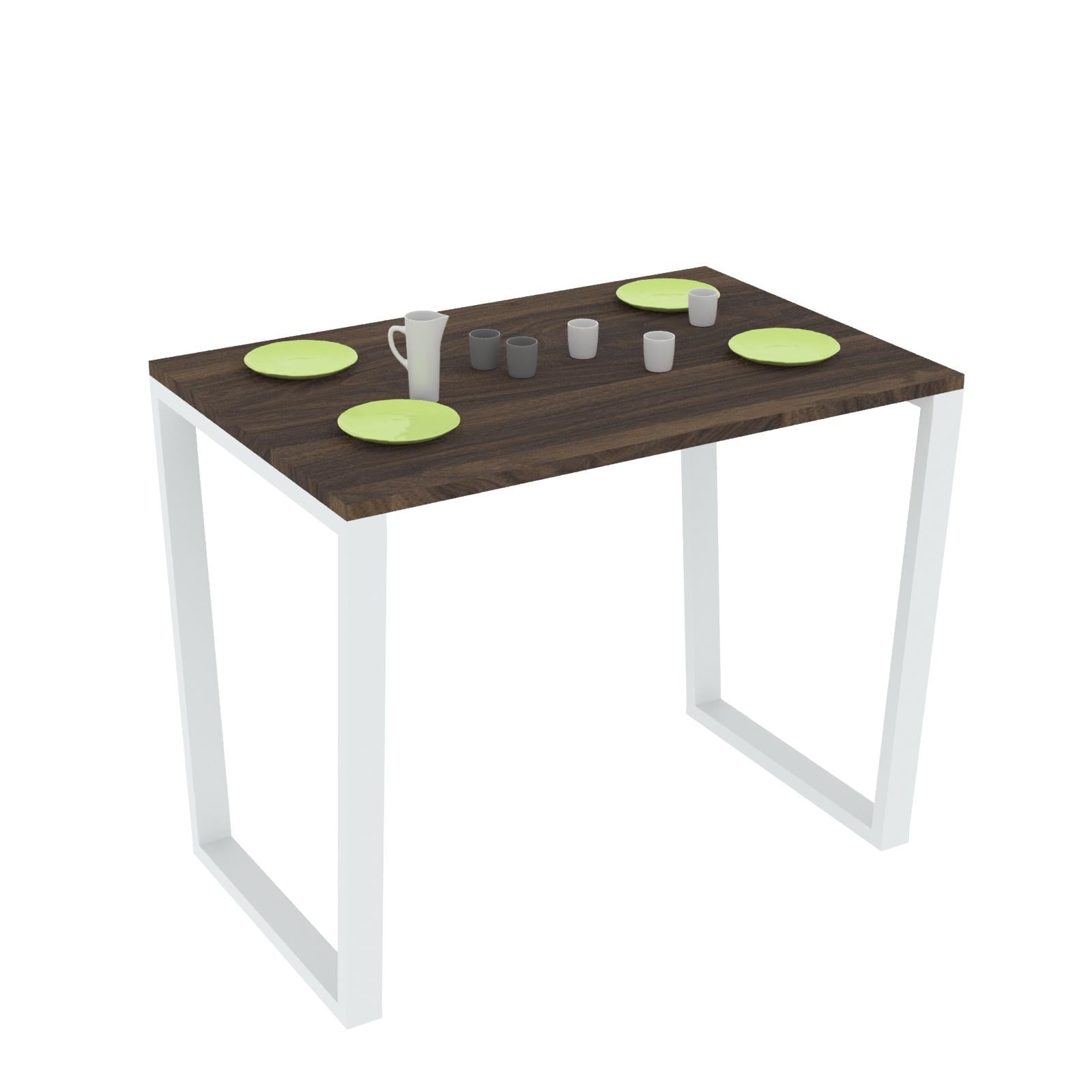 Стіл Vian-Dizain van 11 135x65 см Горіх/Білий