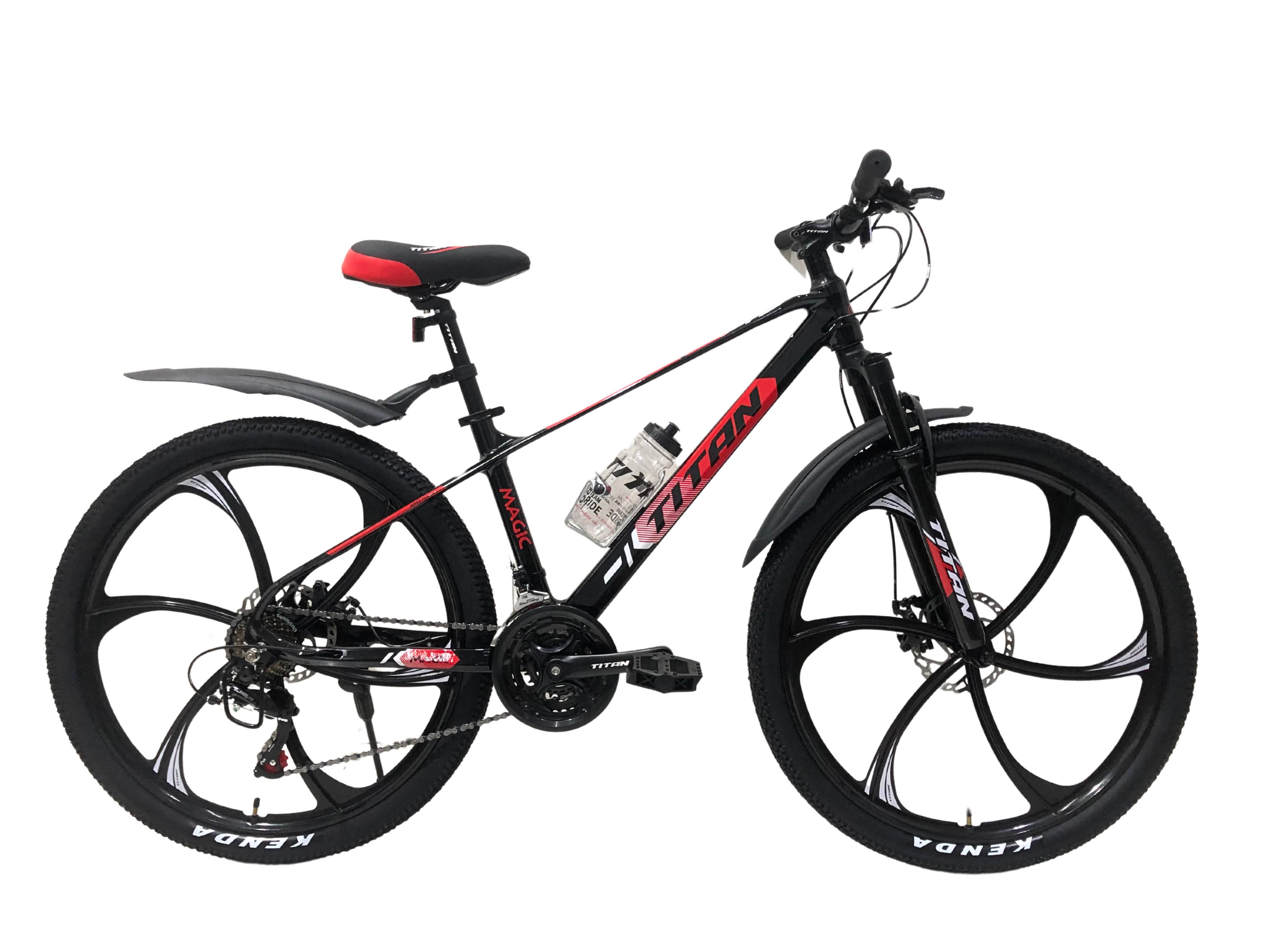 Велосипед Titan Magic 26" 15" Черно-красный