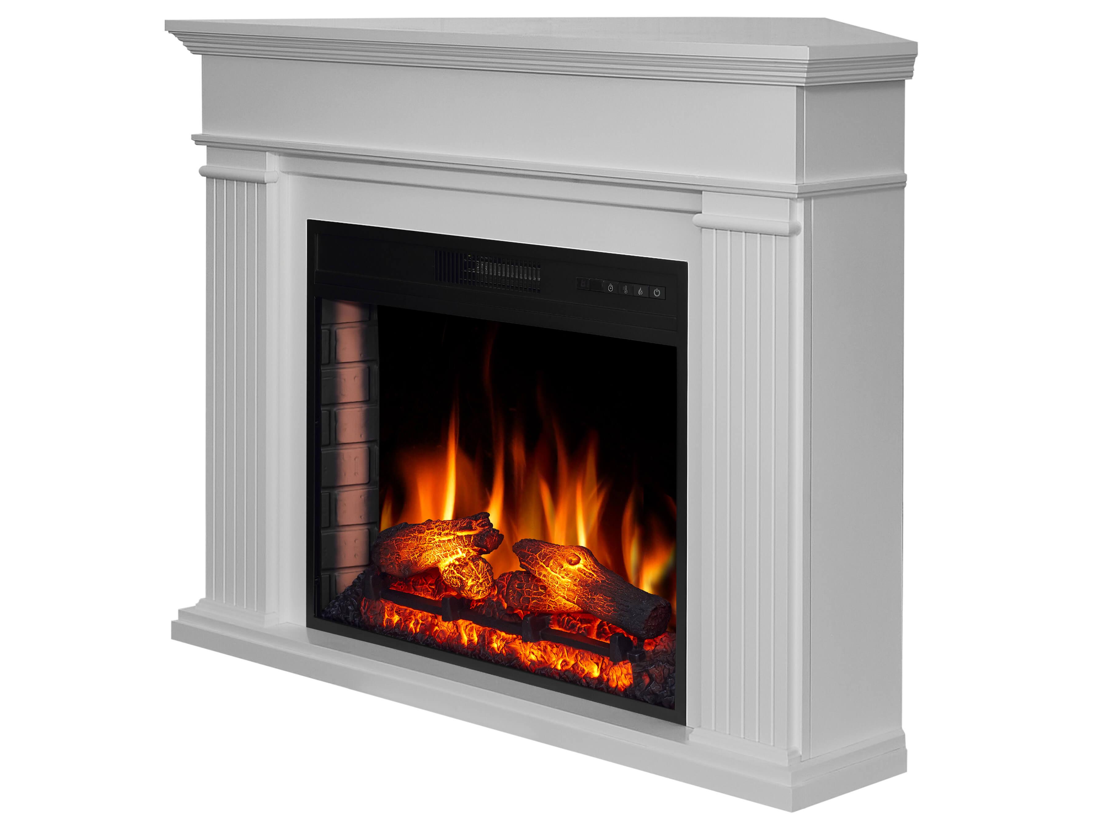 Камінокомплект універсальний ArtiFlame Andante 2в1 з 3D ефектом полум'я Білий - фото 3