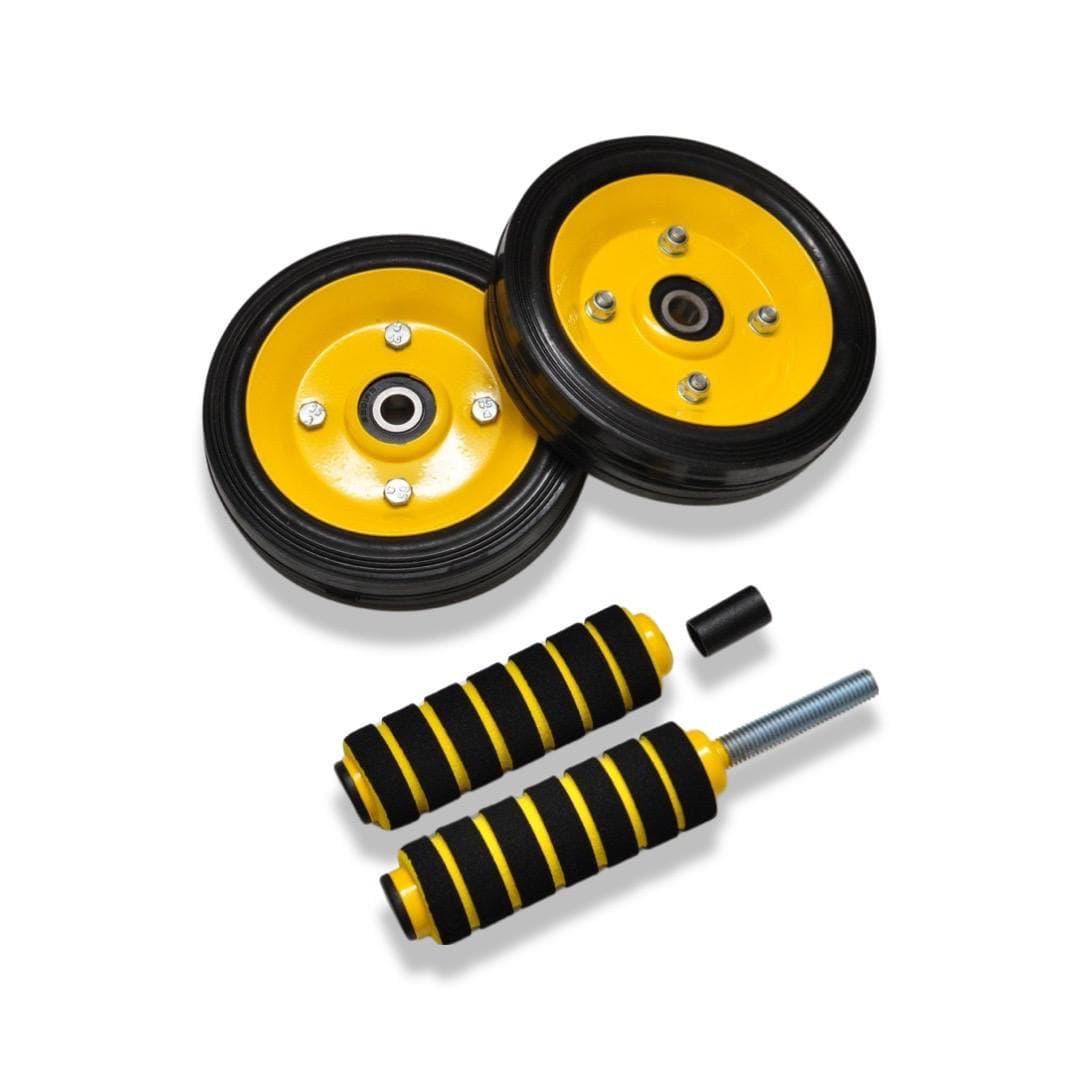 Колесо для преса Gemini Pro GI-1800Y-2 подвійне металеве на підшипнику посилене (14818399) - фото 3 Колесо для преса Gemini Pro GI-1800Y-2 подвійне металеве на підшипнику посилене (14818399) - фото 3