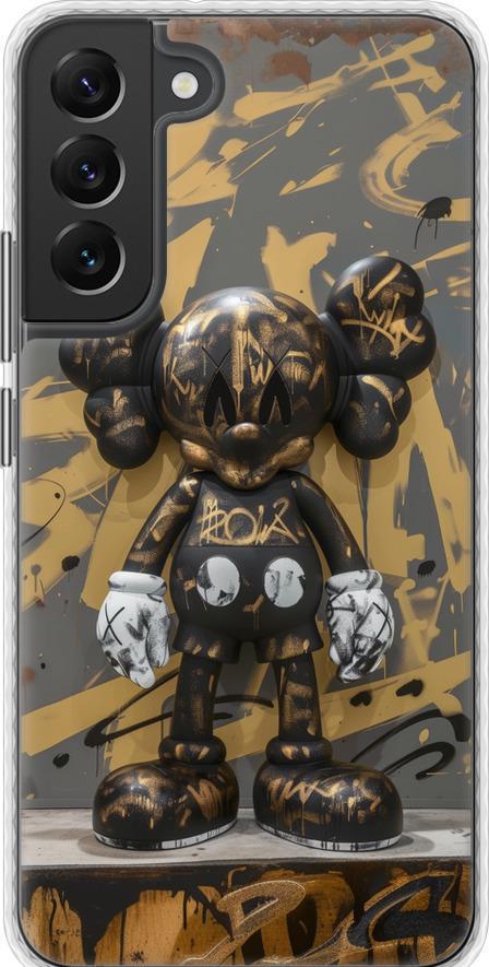 Чехол на Samsung Galaxy S22 Plus Bronze kaws (6097pc-2495-42517)