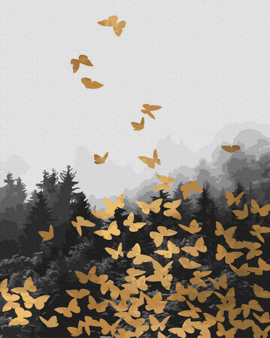 Картина по номерам Brushme Лесное золото 40х50 см (GT66152)