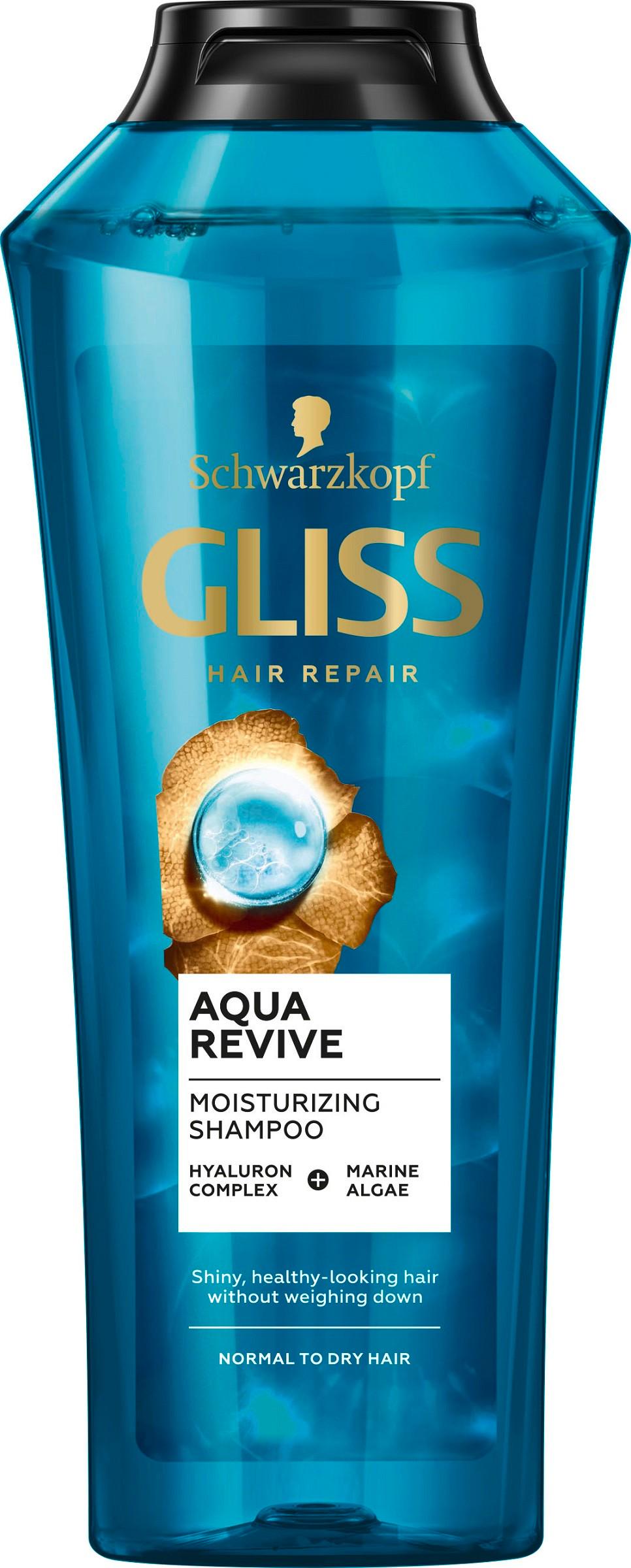 Шампунь для волосся Gliss Kur Aqua Revive Зволожуючий 400 мл (8461) - фото 1