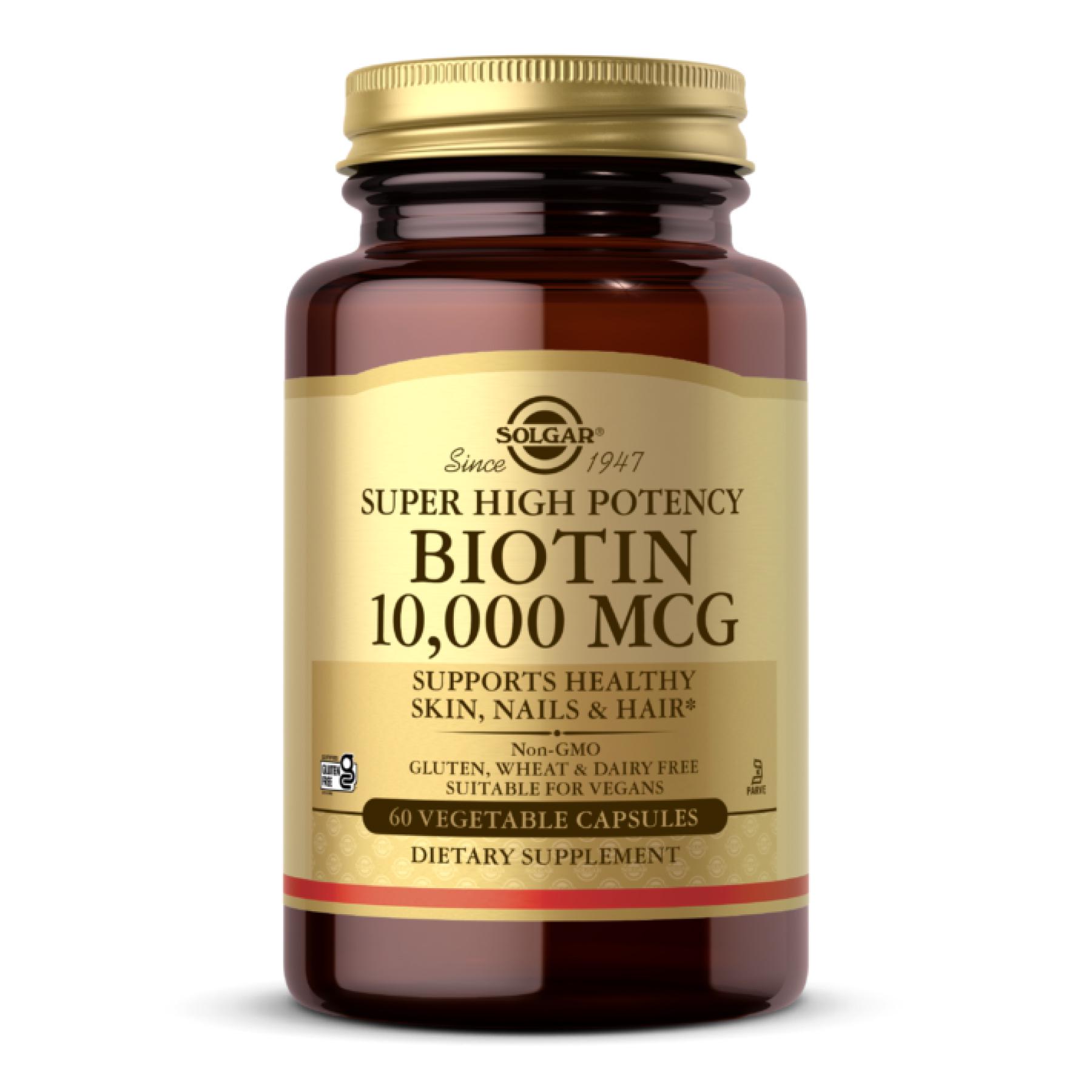 Натуральная добавка Biotin 10000 mcg 60 vcaps (2022-10-2983)