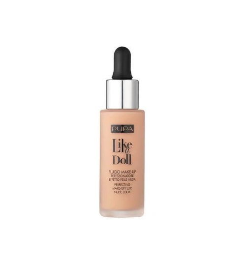 Тональна основа рідка Pupa Like a Doll Perfecting Make-up Fluid Nude Look 020 Light Beige 30 мл (2190175555)