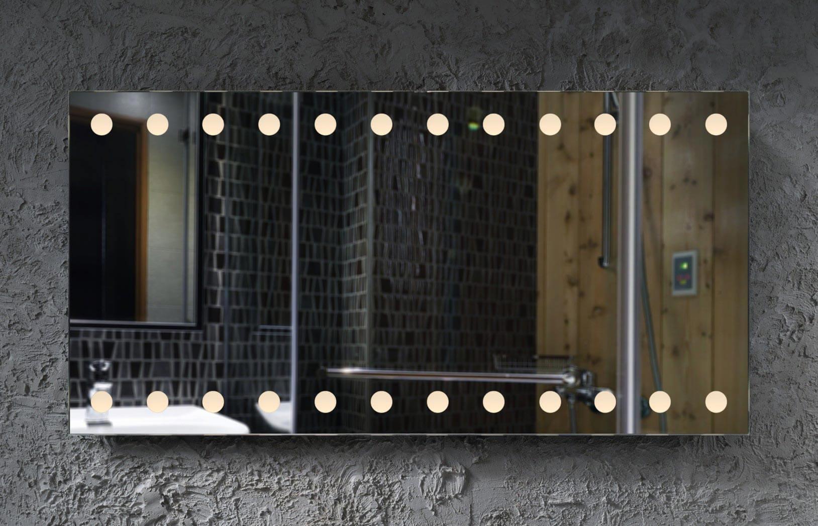 Зеркало Dim Dzerkal CECIO с LED-подсветкой 50х70 см (4351)