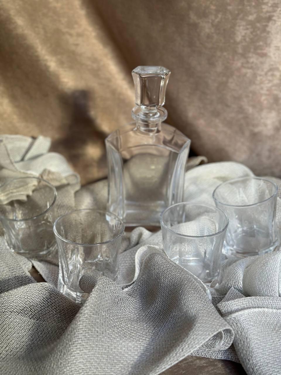 Набор для виски Versailles Madrid стекло графин 750 мл/стакана 300 мл 5 предметов