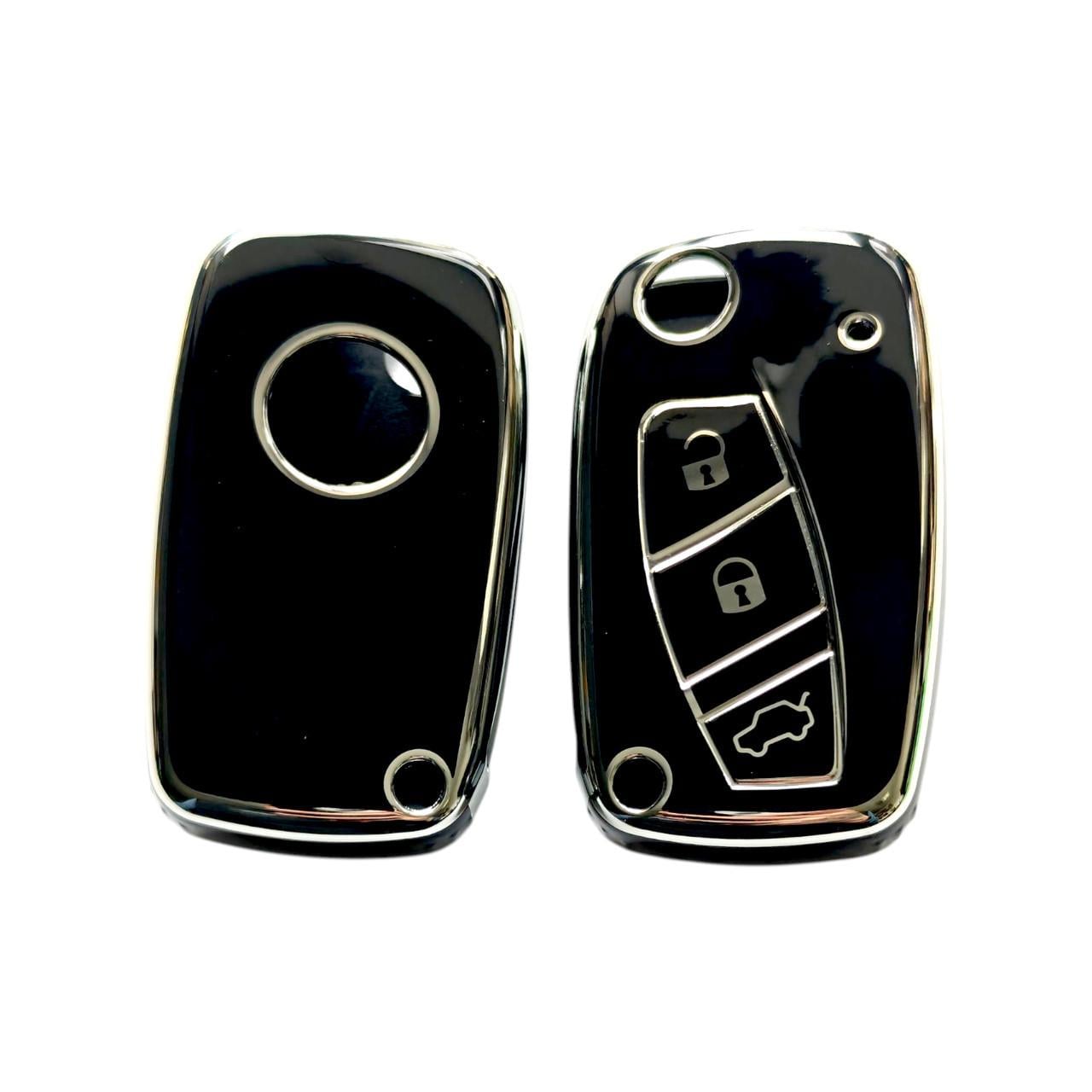 Чехол TPU для ключа Fiat 500/Panda/Stilo/Ducato/Punto/Doblo/Bravo Черный (2129004828)