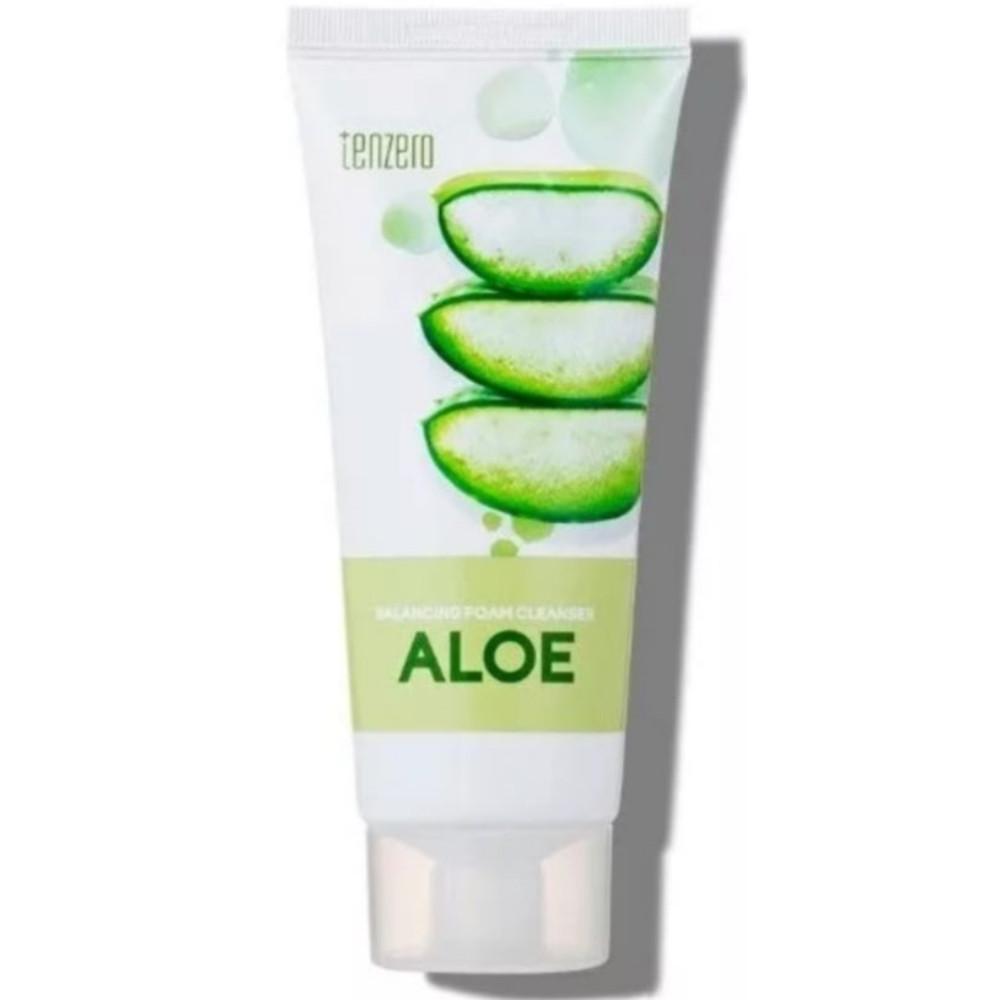 Пенка увлажняющая для умывания Tenzero Balancing Foam Cleanser Aloe 100 мл (8809628882492)