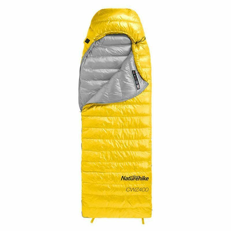 Спальный мешок Naturehike CWZ400 L 220х85 см Жёлтый