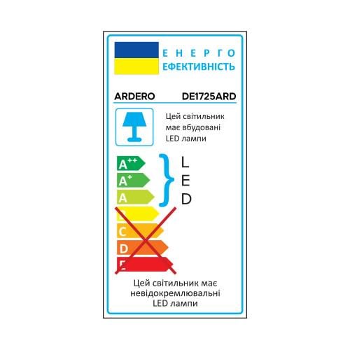 Светильник настольный светодиодный Ardero DE1725ARD 9 Вт 6500K Голубой (11580571) - фото 8