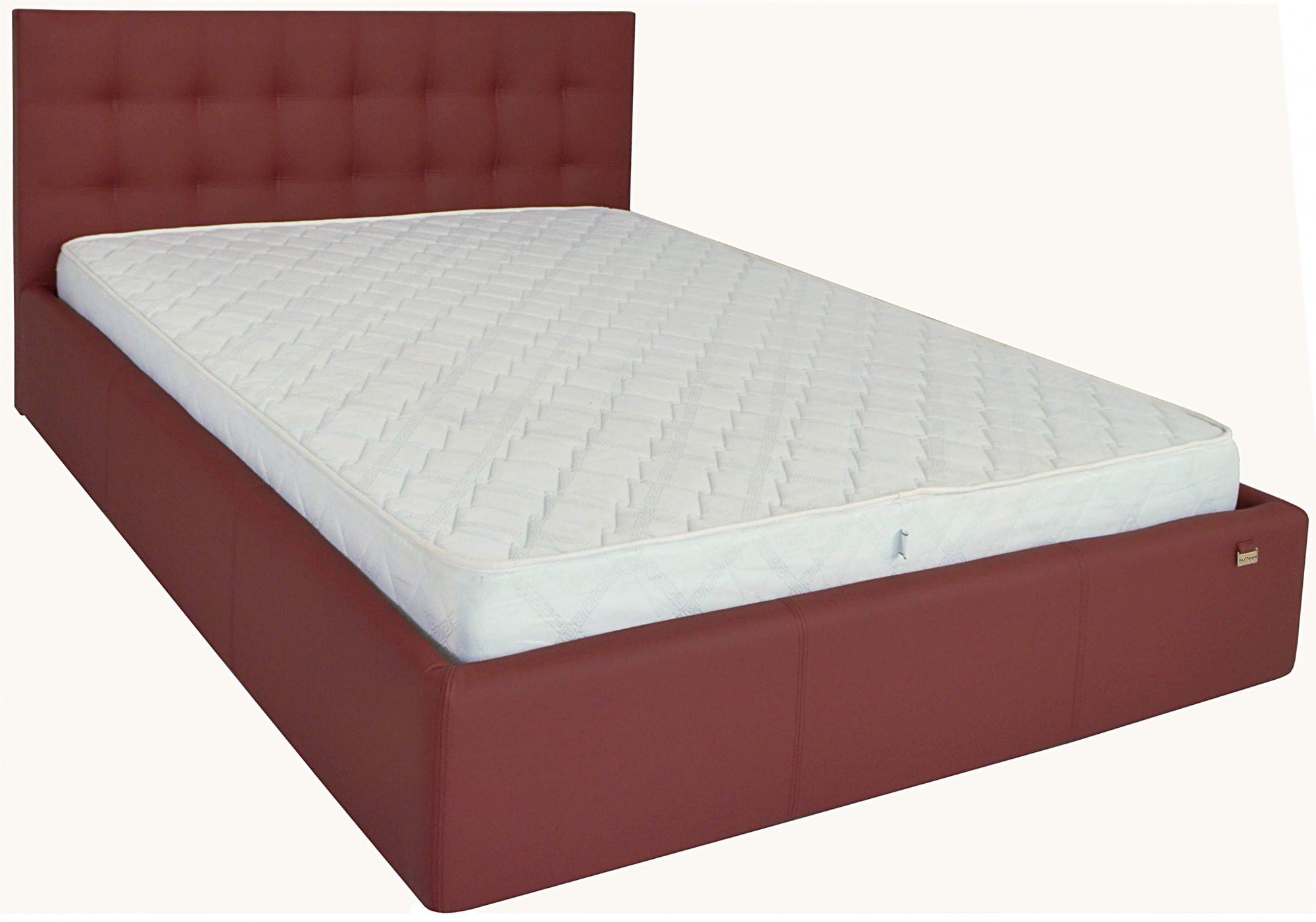 Ліжко двоспальне Richman Честер Флай 2223 180х190 см Бордовий (rich01816)