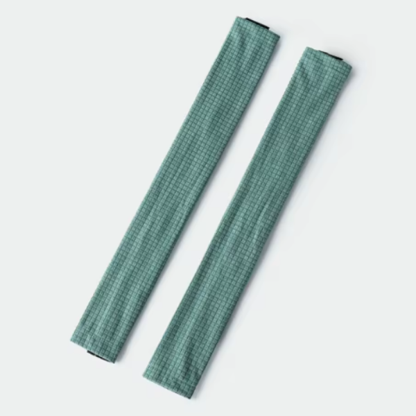 Комплект чехлов на подлокотники для офисного кресла Slavich 2 шт. 10х45 см Мятный (24089070)