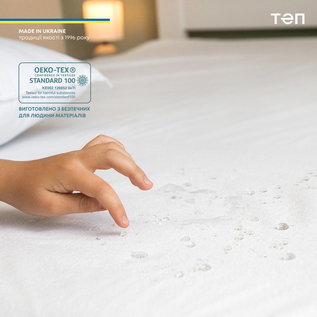 Наматрасник-чехол водонепроницаемый WATERPROOF бамбук 140х200х30 см - фото 5 Наматрасник-чехол водонепроницаемый WATERPROOF бамбук 140х200х30 см - фото 5