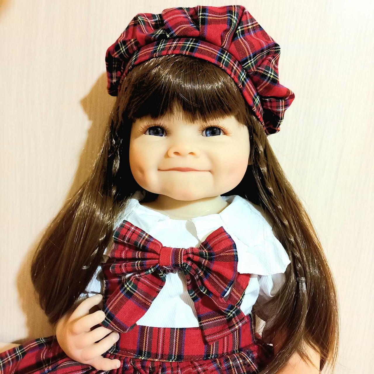 Кукла Reborn Ника винил-силиконовая с соской/бутылочкой 55 см (2355984202) - фото 2 Кукла Reborn Ника винил-силиконовая с соской/бутылочкой 55 см (2355984202) - фото 2