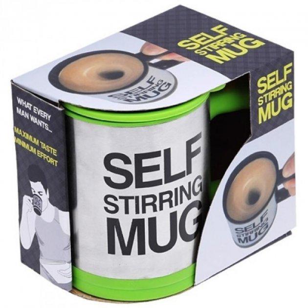 Чашка Self Stirring Mug з вентилятором 400 мл Зелений (deea66be) - фото 5