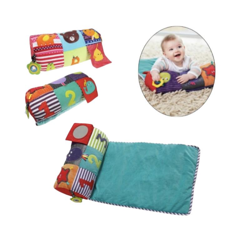 Развивающий коврик Baby Carpet с мягким валиком 75х42 см Зеленый (023-78) - фото 4 Развивающий коврик Baby Carpet с мягким валиком 75х42 см Зеленый (023-78) - фото 4