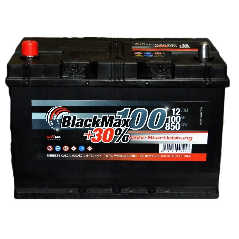 Акумулятор автомобільний BlackMax 6СТ-100 Ah Аз ASIA 850A EN B4029 (23064)