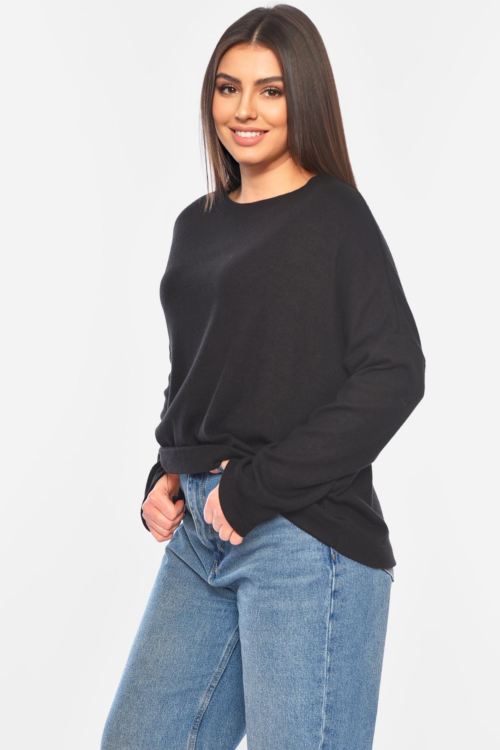 Кофта жіноча 197524 напівбатальна XL Чорний (197524_!295155_M) - фото 2 Кофта жіноча 197524 напівбатальна XL Чорний (197524_!295155_M) - фото 2